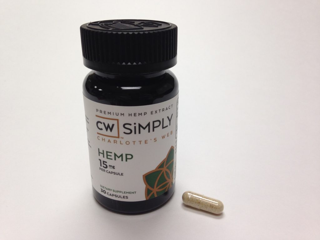 CW Simply Hemp 15mg Capsules Pill