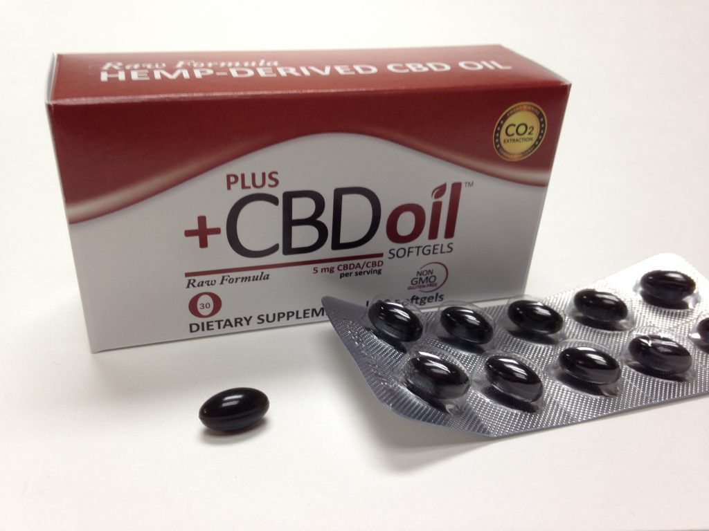 Plus CBD Oil 5mg Soft Gels Raw Formula Pill